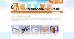 Desktop Screenshot of cheappromotionalmugs.co.uk